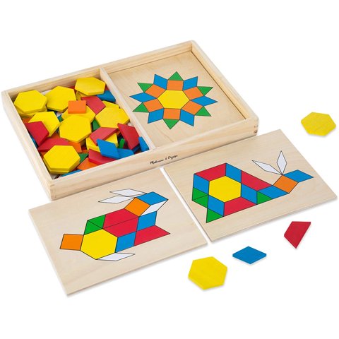 Melissa Yamp; Doug Pattern Blocks And Boards - Juguete Clasi Melissa & Doug Melissa Y Doug