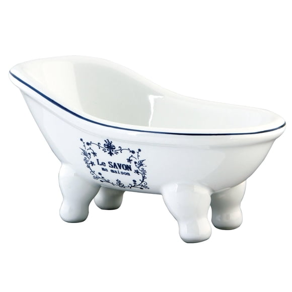 Bañera mini tipo slipper de cerámica Aqua Eden de Kingston Brass, blanca