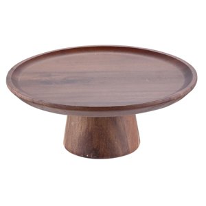 Magideal - Soporte De Madera Para Pasteles, Bandeja Para Servir, Plato De Exhibición De Postres, Pedestal Alto De Madera Para Mesa, Pasteles De Boda, Pasteles De , L L