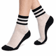 thumbnail image 3 of Pack Calcetines Transparentes de Mujer Crew con Diseño y muy Cómodos!, 3 of 7