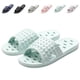 thumbnail image 1 of Zapatillas de ducha COZYAREA, antideslizantes, de secado rápido, color azul claro, talla 40-41, 1 of 8