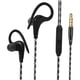 thumbnail image 2 of Auriculares deportivos con cable, conector de 3,5 mm, uso cómodo en la oreja, livianos, con auriculares con gancho para colocar sobre la oreja , negro negro 1, 2 of 5