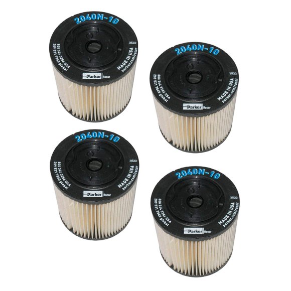 Elemento de filtro de combustible Racor 10 micras, paquete de 4