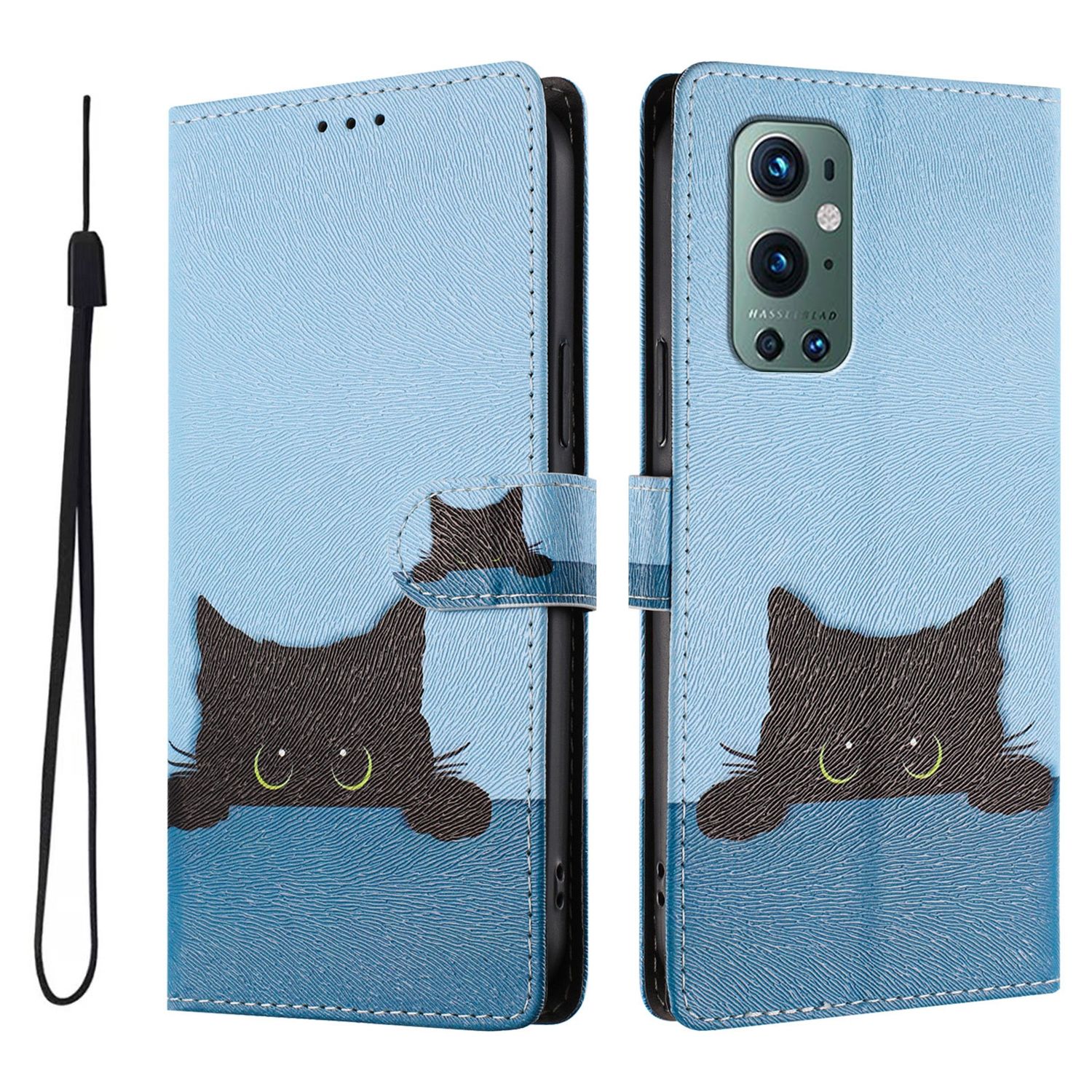 Foxdock Funda Tipo Cartera Para Oneplus 9 Pro Con Soporte Y Correa – Diseño De Patrones Lindos