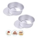 thumbnail image 1 of X2 Moldes De Aluminio Para Tortas Molde Desmontable 20cmx8cm Gris, 1 of 10