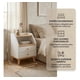 thumbnail image 2 of Velador 2 Niveles Con Cajones Homer Design 40*30*53 Color Blanco Mate, 2 of 7