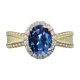 thumbnail image 1 of Anillo de Compromiso de Moissanita de 1.5 Quilates Color D Claridad VVS1 Anillo de Oro con Diamante Plata Esterlina 925 Anillos de Boda para Mujer Talla 5-9, 1 of 7