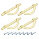 thumbnail image 1 of Uxcell 4Pcs 3.78 pulgadas Manijas de Gabinete de Cocina con Tornillo, Oro, 1 of 6