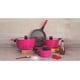 thumbnail image 2 of Bateria De Cocina 7 Piezas Soho Cherry Aluminio Forjado, 2 of 10