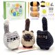 thumbnail image 1 of Kit De Ganchillo Para Principiantes Con Gato De Ganchillo Y Vídeos, 1 of 8