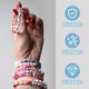 thumbnail image 3 of Cuentas Redondas de Letras Uxcell, 300 Piezas de Letras O Cuentas de Alfabeto Acrílico Letras Blancas para Hacer Joyas Pulseras Collares DIY, Blanco, 3 of 6