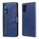 thumbnail image 1 of Funda con Cremallera para Samsung Galaxy A02S, Carcasa Cartera de Cuero PU con Soporte y Tarjetero, 1 of 6