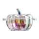 thumbnail image 1 of Plato De Dulces De Vidrio Con Tapa, Contenedor Cubierto, Decorativo Para Fiesta, Buffet De Oto?o, Colorido, 1 of 5