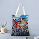 thumbnail image 2 of One Piece Bolso de tela con estampado de lienzo para mujer, bolsa de compras reutilizable y estética, con cremallera interior, regalo para mujer, 35 × 40 cm., 2 of 6
