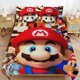 thumbnail image 1 of Super Mario 3-Piece Comforter Set for Bedroom Super Mario Bedding Set for Kids Adults Soft Microfiber Duvet Cover Set with Zipper Closure, 1 of 5
