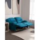 thumbnail image 1 of Bergere Perugia Reclinable 2 Cuerpos Tela Velvet Azul Petroleo, 1 of 7