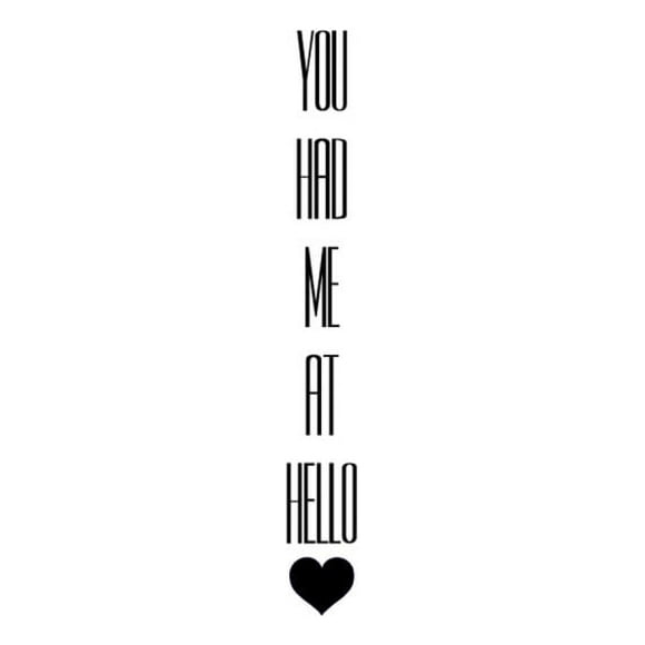 Decomural You Had Me At Hello Love WS-34156