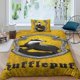 thumbnail image 1 of magic academy Duvet Cover badge Bedding Set 3D badge Soft Comforter Quilt Cover Microfiber 3 Piece Bedding Set Room Decor Single, 1 of 3