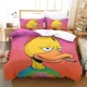 thumbnail image 1 of v2676 Bed Sheets Anime Quackity Duck Bedding Set Boys Girls Twin Queen Size Duvet Cover Pillowcase Bed Boys Adult Fashion Home Textileextile 3-Piece Bedding Set (1 Duvet Cover + 2 Pillow Shams) Bed Sh, 1 of 5