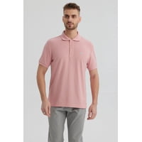 Fashionspark - Polera Hombre Piqué Básica Lisa Palo Rosa - Lll