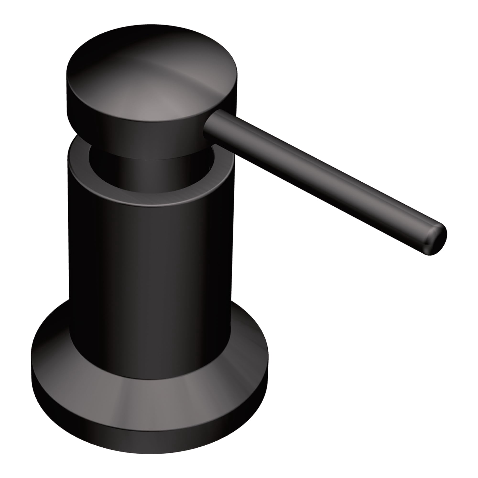 Dispensador De Cocina Moen 3942bl Con Bomba De Jabón Para Montaje En Cubierta, Negro