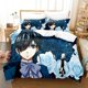thumbnail image 1 of Black Butler Bedding Set Boys Girls Duvet Cover Pillowcase Bed boys Adult Home Textileextile, 1 of 5