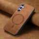 thumbnail image 5 of Magnetic Slim Case for Samsung Galaxy A14 with Camera Guard & Anti-Scratch Back Brown, 5 of 6