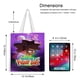 thumbnail image 5 of Invincible Fight Girl Bolso de tela con estampado de lienzo para mujer, bolsa de compras reutilizable y estética, con cremallera interior, regalo para mujer,40*40cm., 5 of 6