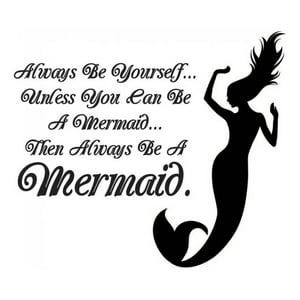 Rienda Libre Graphics - Decomural Always Be A Mermaid Girls Ws-40803