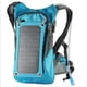 thumbnail image 1 of Mochila de hidratación con bolsa de hidratación de 2 L y panel solar de 6,5 W para iPhone, iPad, Samsung, teléfonos móviles, tabletas y otros dispositivos de 5 V (azul), 1 of 6