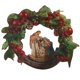 thumbnail image 4 of Corona De Navidad Redonda Adorno Colgante Ventana De Pared Decoración De Oto?o Al Aire Libre Marrón, 4 of 5