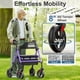 thumbnail image 4 of Andador plegable Walker HOMLAND con asiento de 160 kg de capacidad, 4 of 7