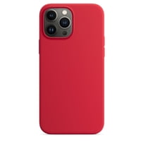 Genérico - Carcasa Silicona Magnética Para Iphone 12 Pro Rojo Compatible Magsafe