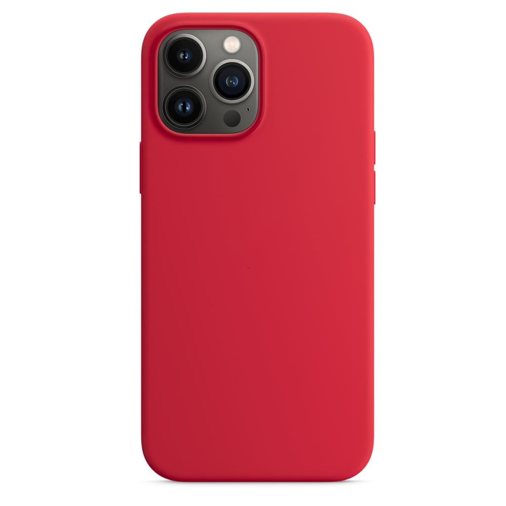 Genérico - Carcasa Silicona Magnética Para Iphone 12 Pro Rojo Compatible Magsafe