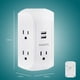 thumbnail image 2 of Protector Contra Sobretensiones Philips SPS5002WA/37 5 Salidas 2 USB Blanco, 2 of 3