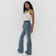 thumbnail image 4 of Jeans Mujer Flare Fit 2 Botones Azul Medio Corona, 4 of 5