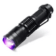 thumbnail image 1 of Linterna Uv Ultravioleta Led , Con Zoom, Usa Pilla Aa, Metal Violeta Negro, 1 of 3