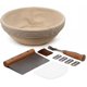 thumbnail image 1 of Kit de Fermentación de Pan KooK Banneton 23 cm con Raspador, 1 of 6