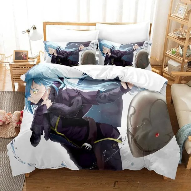 New Rimuru Tempest Bedding Set Bed Set Adult Kid Bedroom Duvet cover Sets Kawaii Bed Sheets