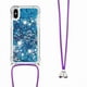 thumbnail image 2 of Funda FOXDOCK para iPhone X/Xs con Cuerda Ajustable, Brillo Líquido, Protección Antigolpes y Lente – Ideal para Regalo, 2 of 6
