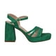 thumbnail image 1 of Sandalia Mujer Verde Taco Medio Gala Police, 1 of 5
