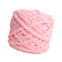 Magideal - Hilo De Chenilla Grueso, Hilo De Poliéster, Decoración Del Hogar, Suave, Lavable, Hecho A Mano, Para Hacer Sombreros, Tejer A Crochet, Camas Para Masc Rosa