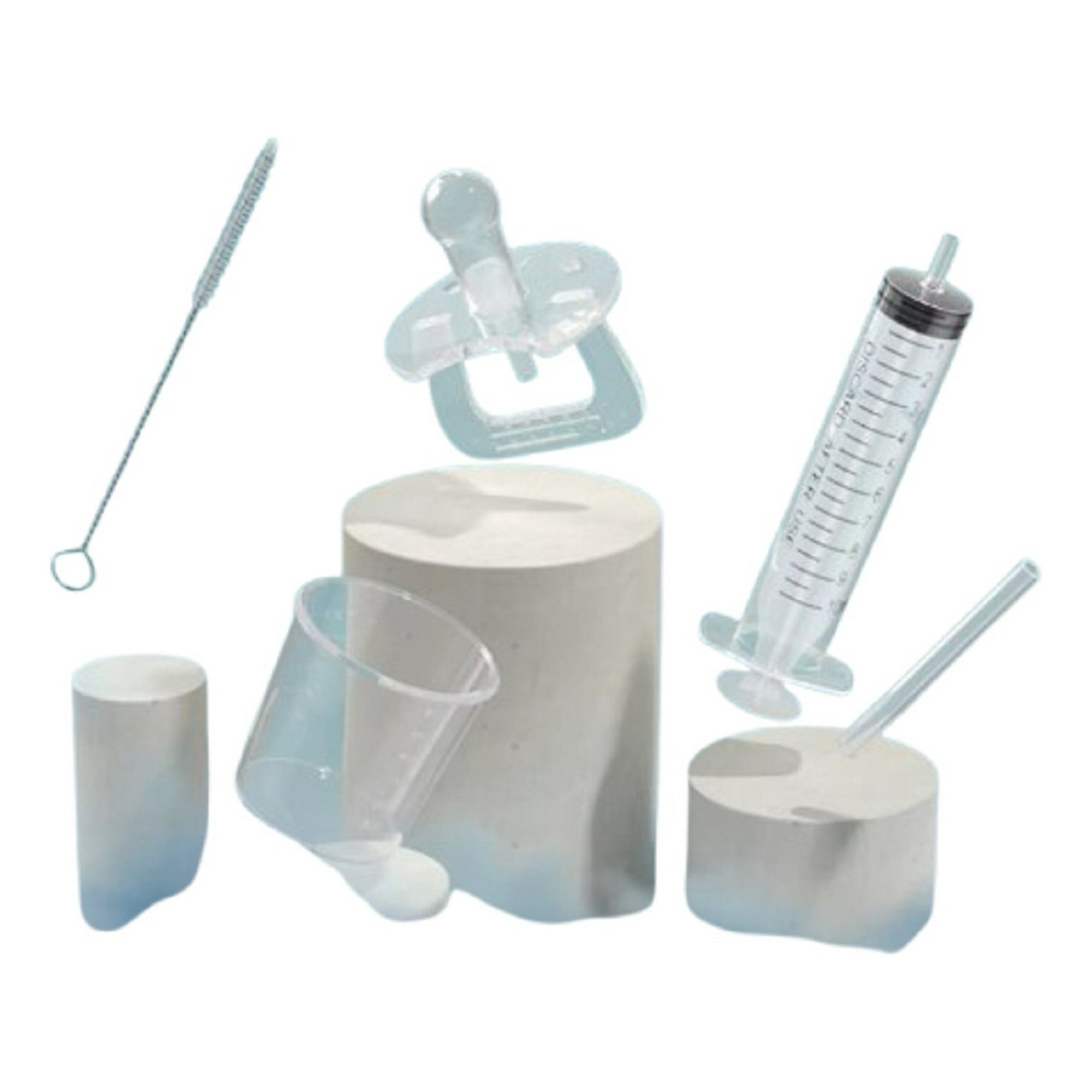 Genérico - Set 4 Chupetes Alimentador Medicina Comodo Bebes Lau