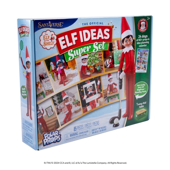 Súper set de 24 días de Elf on the Shelf con más de 80 accesorios y calendario