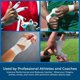 thumbnail image 4 of Cinta adhesiva deportiva Affordtex, 4 rollos, 1,5 cm x 10 m, color blanco, 4 of 6