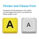 thumbnail image 4 of Teclado de ordenador BOOGIIO Large Print con cable USB amarillo+negro, 4 of 9