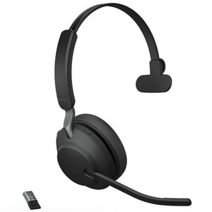 Auriculares Inalámbricos Jabra Evolve2 65 Uc Mono Con Link380A Negros