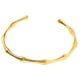thumbnail image 1 of Brazalete - Pulseras Bambú Abierta Acero Bañado En Oro 18k, 1 of 3