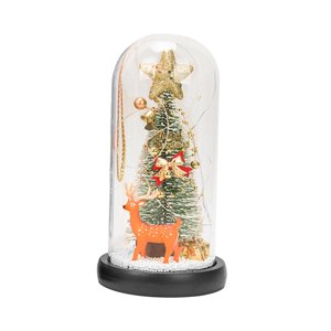 Bothyi - Led Árbol De Navidad Cúpulas Decoraciones Para Árboles De Navidad Para Mesa Mesa Oficina Ciervos