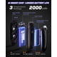 thumbnail image 4 of Calentadores de manos Kesguar recargables, 14000 mAh, AI, paquete de 2 con funda, 4 of 8